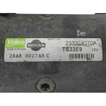 Recambio de motor arranque para nissan qashqai (j10) 2.0 dci turbodiesel cat referencia OEM IAM 23300JG70A  
