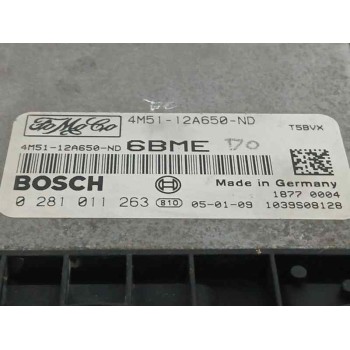 Recambio de centralita motor uce para ford focus c-max (cap) 1.6 tdci cat referencia OEM IAM 4M5112A650ND 0281011263 