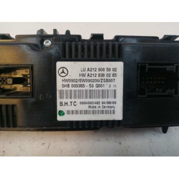 Recambio de mando climatizador para mercedes-benz clase e coupé (c207) e 250 cdi / bluetec / d (207.303, 207.304) referencia OEM