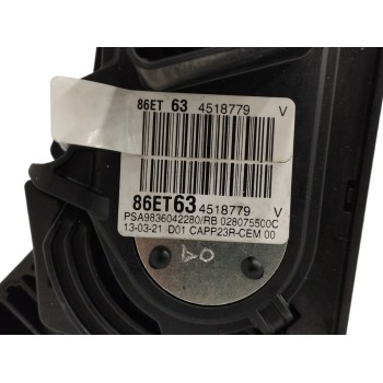 Recambio de potenciometro pedal para peugeot partner furgoneta/monovolumen (k9) 1.5 bluehdi 100 referencia OEM IAM 9836042280  