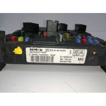 Recambio de caja reles / fusibles para citroën c3 1.4 hdi referencia OEM IAM 9653667380 S118085200 