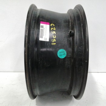 Recambio de llanta para smart fortwo coupé (451) 1.0 (451.331, 451.380) referencia OEM IAM SIRIUS BLACK 6,5JX15H2ET34 3H 3X110 ,