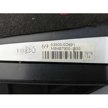 Recambio de cuadro instrumentos para toyota yaris (ksp9/scp9/nlp9) 1.4 turbodiesel cat referencia OEM IAM 838000D691 MB457300393