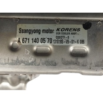 Recambio de enfriador egr para ssangyong rodius ii 2.0 xdi referencia OEM IAM   