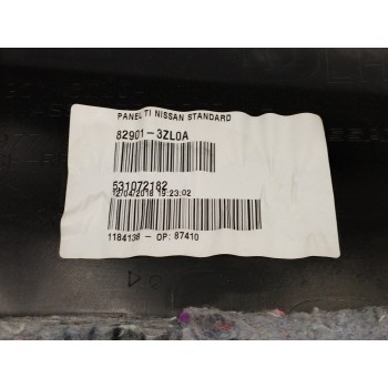 Recambio de guarnecido puerta trasera izquierda para nissan pulsar (c13) 1.2 16v cat referencia OEM IAM 829013ZL0A NEGRO 