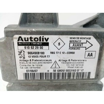 Recambio de centralita airbag para peugeot 308 1.6 16v referencia OEM IAM 9664908180 610622900 