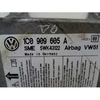 Recambio de centralita airbag para seat leon (1m1) 1.6 16v referencia OEM IAM 1C0909605A 5WK43122 
