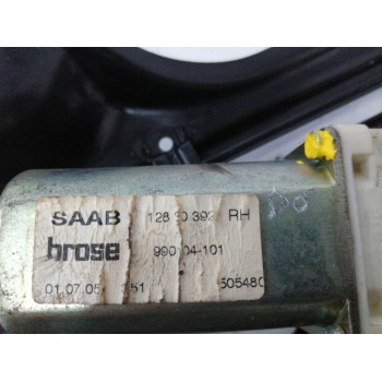 Recambio de elevalunas trasero derecho para saab 9-3 cabrio 1.8 cat referencia OEM IAM 12830392  