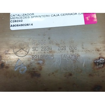 Recambio de catalizador para mercedes-benz sprinter 3,5-t furgoneta (b906) 319 cdi / bluetec (906.631, 906.633, 906.635, 906.637