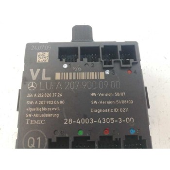 Recambio de modulo electronico para mercedes-benz clase e coupé (c207) e 250 cdi / bluetec / d (207.303, 207.304) referencia OEM