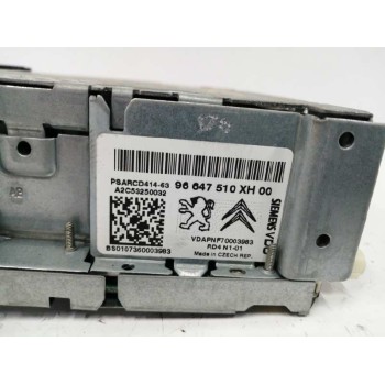 Recambio de sistema audio / radio cd para peugeot 308 1.6 16v referencia OEM IAM 96647510XH00 A2C53250032 