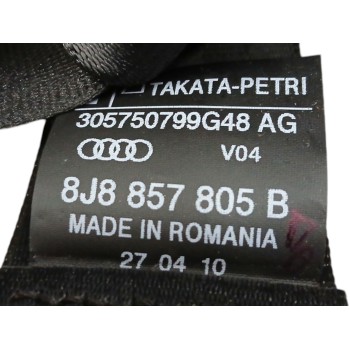 Recambio de cinturon seguridad trasero derecho para audi tt (8j3/8j9) 2.0 16v tdi referencia OEM IAM 8J8857806B  