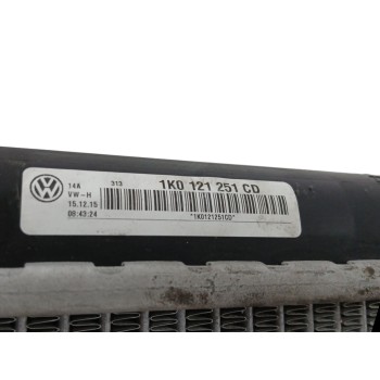 Recambio de radiador agua para audi a3 (8p1) 1.6 referencia OEM IAM 1K0121251CD  