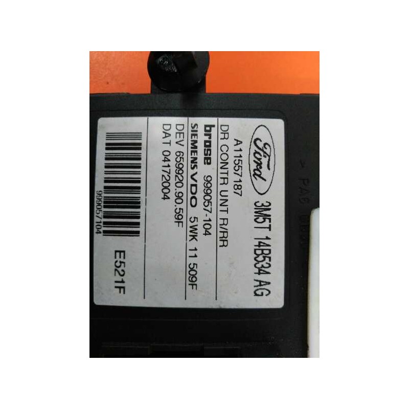 MOTOR ELEVALUNAS TRASERO DERECHO 5WK11509F