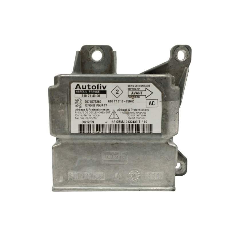 Recambio de centralita airbag para peugeot 308 1.6 16v referencia OEM IAM 9673575280 610714900 