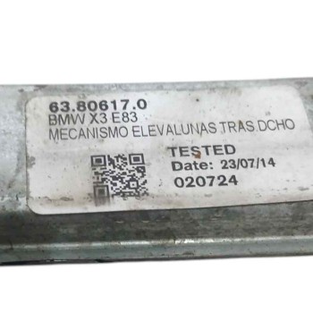 Recambio de elevalunas trasero derecho para bmw x3 (e83) 2.0 16v diesel cat referencia OEM IAM 63806170 69259662 
