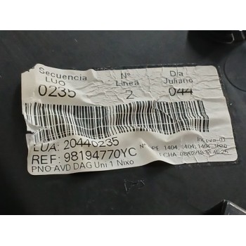 Recambio de guarnecido puerta delantera derecha para citroën c4 picasso 1.2 12v e-thp referencia OEM IAM 98194770YC OBSERVAR FOT