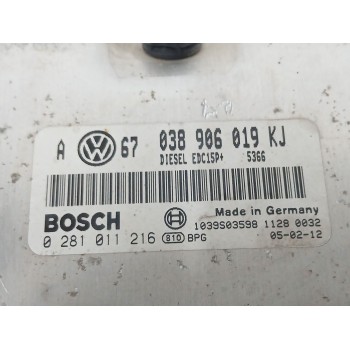 Recambio de centralita motor uce para seat leon (1m1) 1.9 tdi referencia OEM IAM 038906019KJ  0281011216