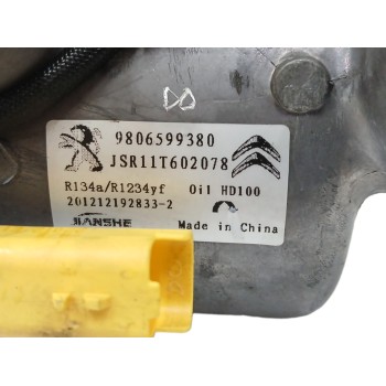 Recambio de compresor aire acondicionado para citroën c-elysee (dd_) 1.2 vti 72 (ddhmy0) referencia OEM IAM 9806599380 JSR11T602