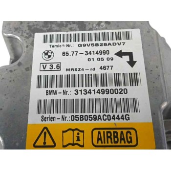 Recambio de centralita airbag para bmw x3 (e83) 2.0 16v diesel cat referencia OEM IAM 65773414990 3134149900020 