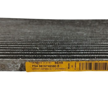 Recambio de condensador / radiador aire acondicionado para citroën c4 picasso 1.2 12v e-thp referencia OEM IAM 9816746580  