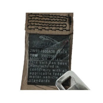 Recambio de cinturon seguridad trasero central para jaguar xj 4.2 v8 32v cat referencia OEM IAM 2W93F600A38ABAEK  