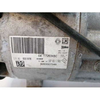 Recambio de compresor aire acondicionado para renault captur i (j5_, h5_) 0.9 tce 90 referencia OEM IAM 926000734R T72634BC 