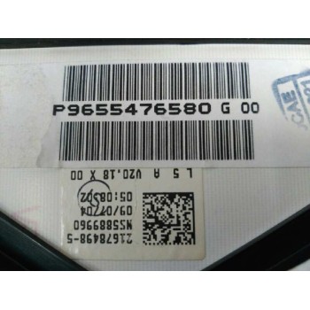 Recambio de cuadro instrumentos para peugeot 307 break / sw (s1) sw pack referencia OEM IAM 9655476580  