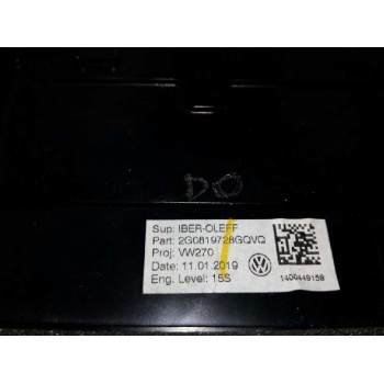 Recambio de rejilla aireadora para volkswagen polo 1.0 tsi referencia OEM IAM 2G0819728G CENTRAL 
