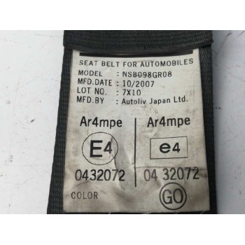 Recambio de cinturon seguridad delantero derecho para honda accord berlina (cl/cn) 2.2 ctdi referencia OEM IAM 81450SEAG02ZA NSB