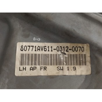 Recambio de elevalunas delantero izquierdo para nissan primera berlina (p12) 2.2 16v turbodiesel cat referencia OEM IAM 80771AV6