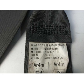 Recambio de cinturon seguridad trasero derecho para honda accord berlina (cl/cn) 2.2 ctdi referencia OEM IAM 82450SEAE02ZA NSB05