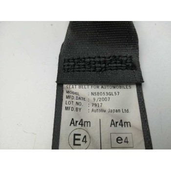 Recambio de cinturon seguridad trasero izquierdo para honda accord berlina (cl/cn) 2.2 ctdi referencia OEM IAM 82850SEAE02ZA NSB