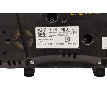 Recambio de cuadro instrumentos para seat leon (5f1) 1.2 tsi referencia OEM IAM 5F0920740D A2C99197300 