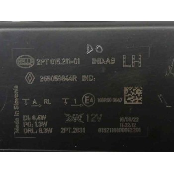 Recambio de piloto delantero izquierdo para renault megane e-tech suv ev60 referencia OEM IAM 266059844R LUZ DIURNA 
