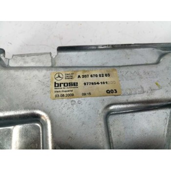 Recambio de elevalunas trasero derecho para mercedes-benz clase e coupé (c207) e 250 cdi / bluetec / d (207.303, 207.304) refere