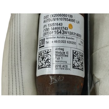 Recambio de airbag cortina delantero izquierdo para chevrolet orlando lt+ referencia OEM IAM 13251643  
