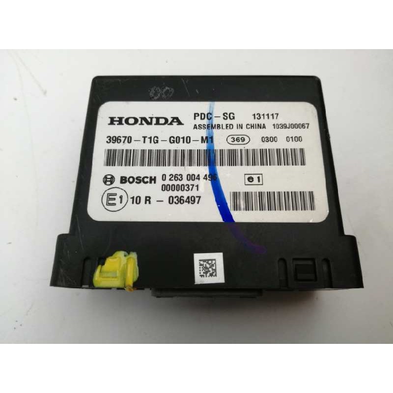 Recambio de modulo electronico para honda cr-v 1.6 dtec cat referencia OEM IAM 39670T1GG010M1 0263004496 39670-T1G-G010-M1