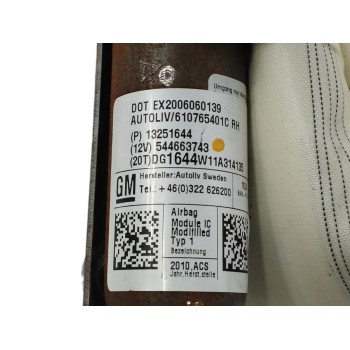 Recambio de airbag cortina delantero derecho para chevrolet orlando lt+ referencia OEM IAM 13251644  