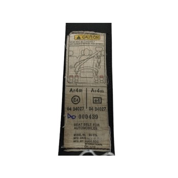 Recambio de cinturon seguridad trasero central para ssangyong rexton 2.9 turbodiesel cat referencia OEM IAM   