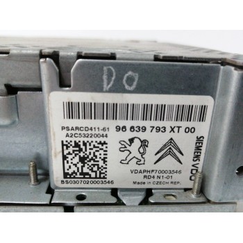 Recambio de sistema audio / radio cd para citroën c2 1.4 hdi referencia OEM IAM 96639793XT A2C53081522 