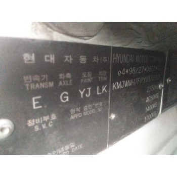 hyundai h 1 del año 1999