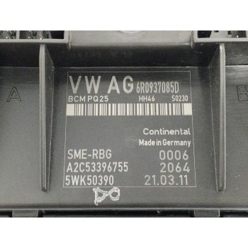 Recambio de modulo electronico para volkswagen polo (6r1) 1.2 tdi referencia OEM IAM 6R0937085D A2C53396755 5WK50390