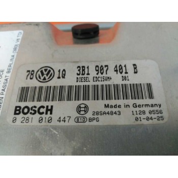 Recambio de centralita motor uce para volkswagen passat berlina (3b3) v6 tdi highline 4motion referencia OEM IAM 3B1907401B 0281