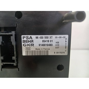Recambio de mando climatizador para peugeot 206 berlina 2.0 hdi cat referencia OEM IAM 96430550XT  
