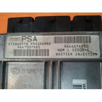 Recambio de centralita motor uce para citroën xsara picasso 1.8 16v referencia OEM IAM 9644674980  