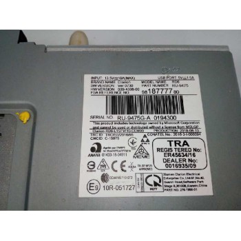 Recambio de sistema audio / radio cd para peugeot partner furgoneta/monovolumen (k9) 1.6 bluehdi 100 referencia OEM IAM   