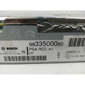 Recambio de sistema audio / radio cd para opel corsa f 1.2 referencia OEM IAM 9833500080  