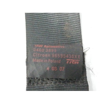 Recambio de cinturon seguridad delantero derecho para citroën c2 1.4 hdi referencia OEM IAM 96595430XX  