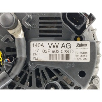 Recambio de alternador para volkswagen polo (6r1) 1.2 tdi referencia OEM IAM 03P903023D 140A 